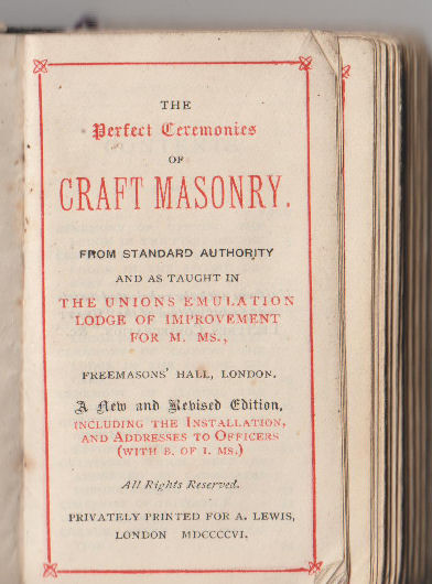 Masonic jewels of Frederick Lewis Dibblee